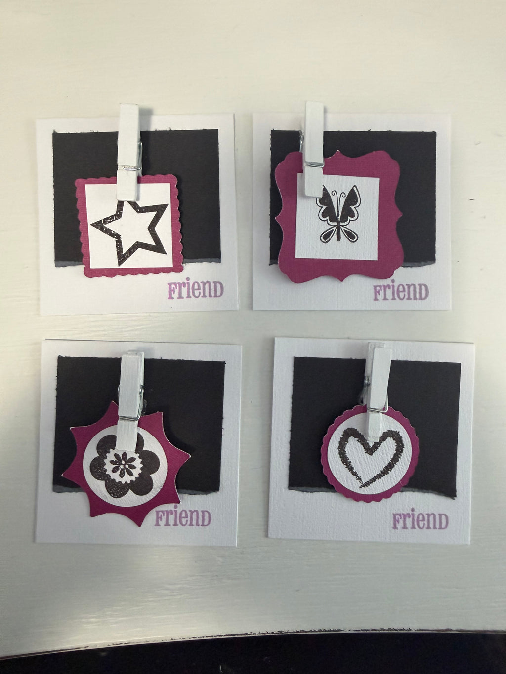 3 by 3 cards- Random selection set of 10