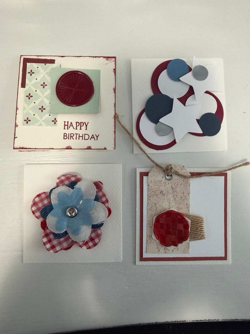 3 by 3 cards- Random selection set of 10