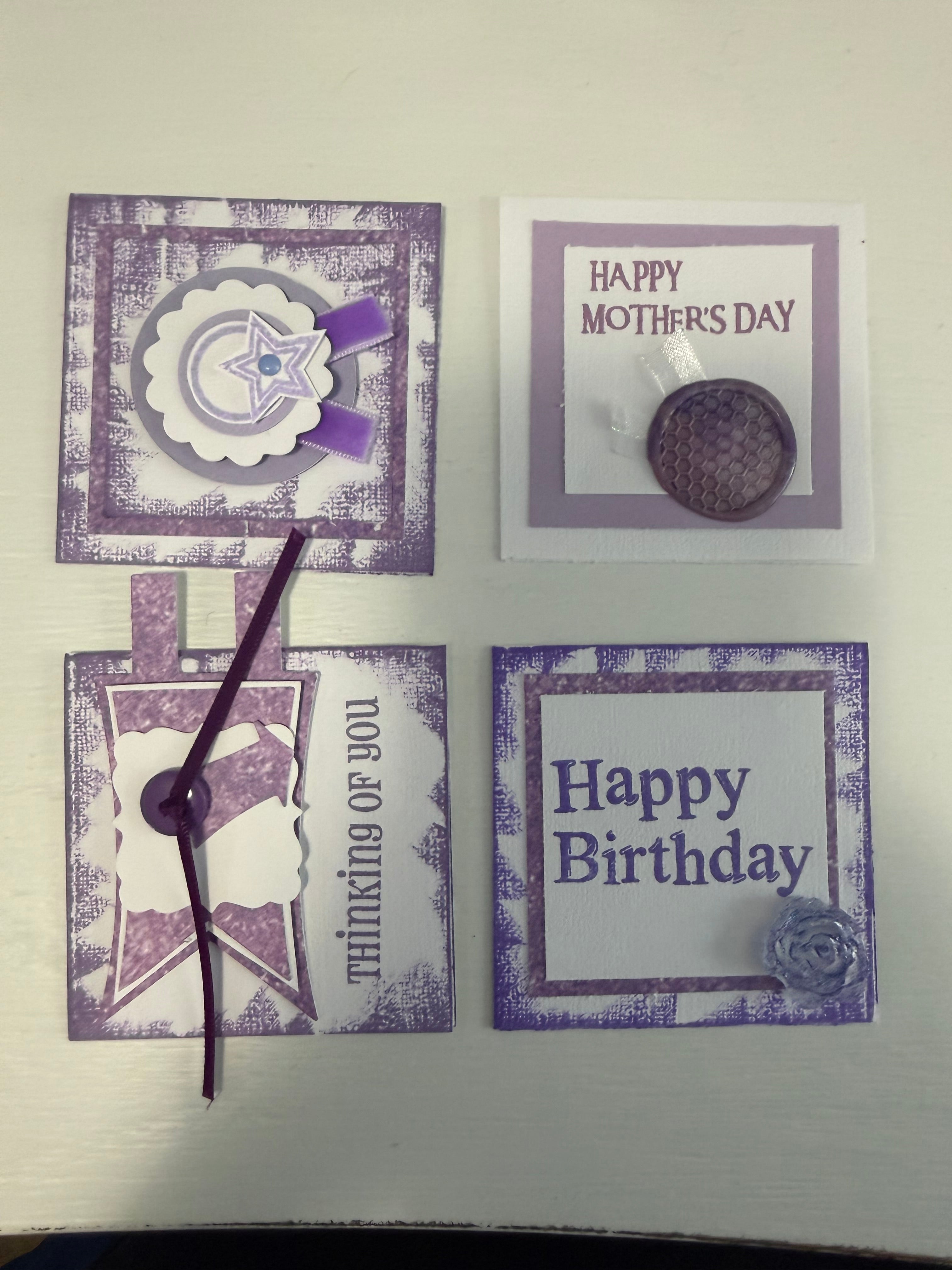 3 by 3 cards- Random selection set of 10