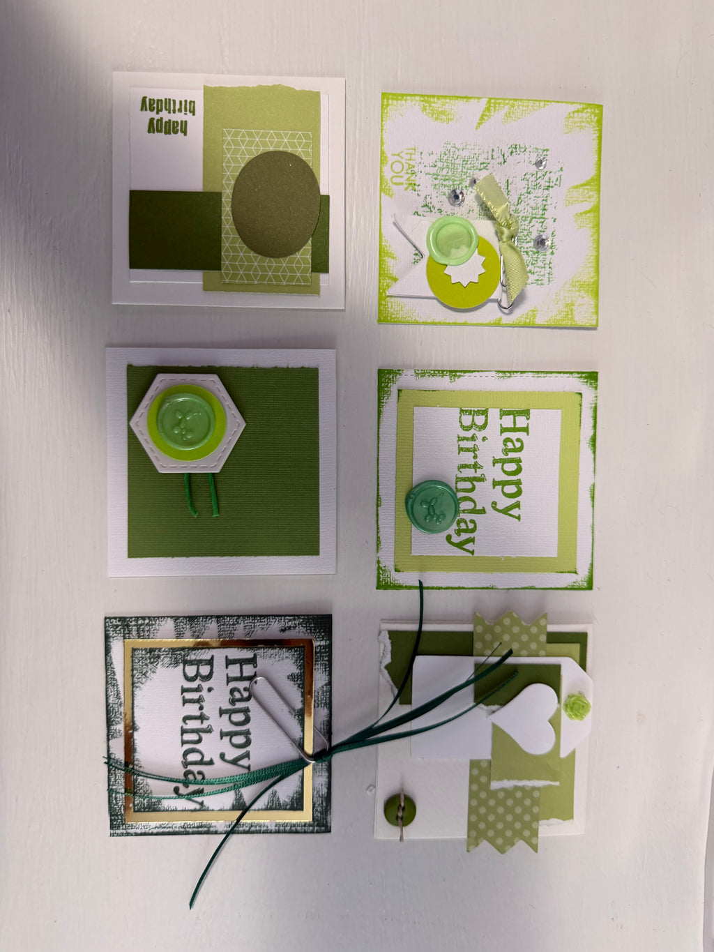 3 by 3 cards- Random selection set of 10