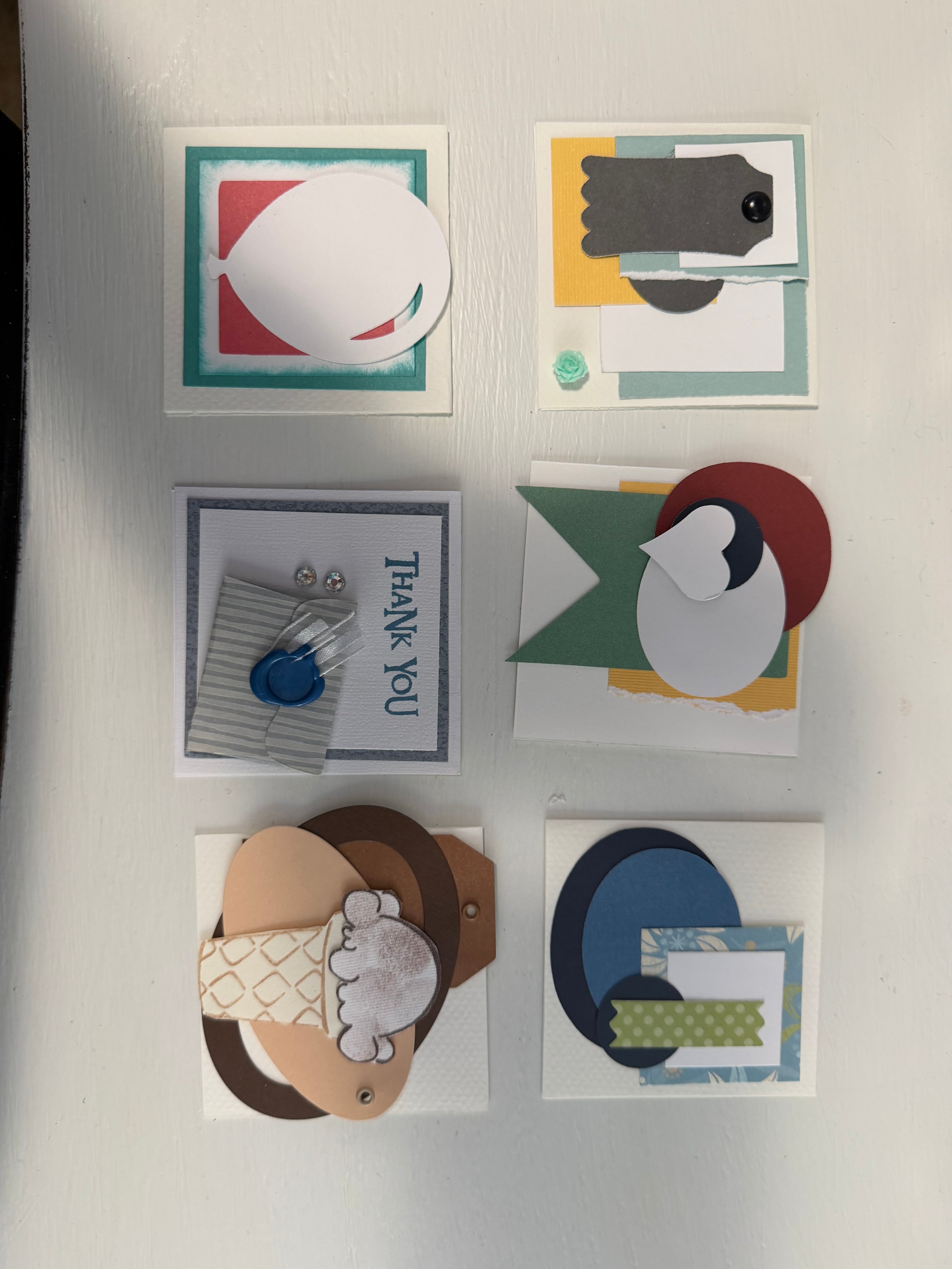 3 by 3 cards- Random selection set of 10