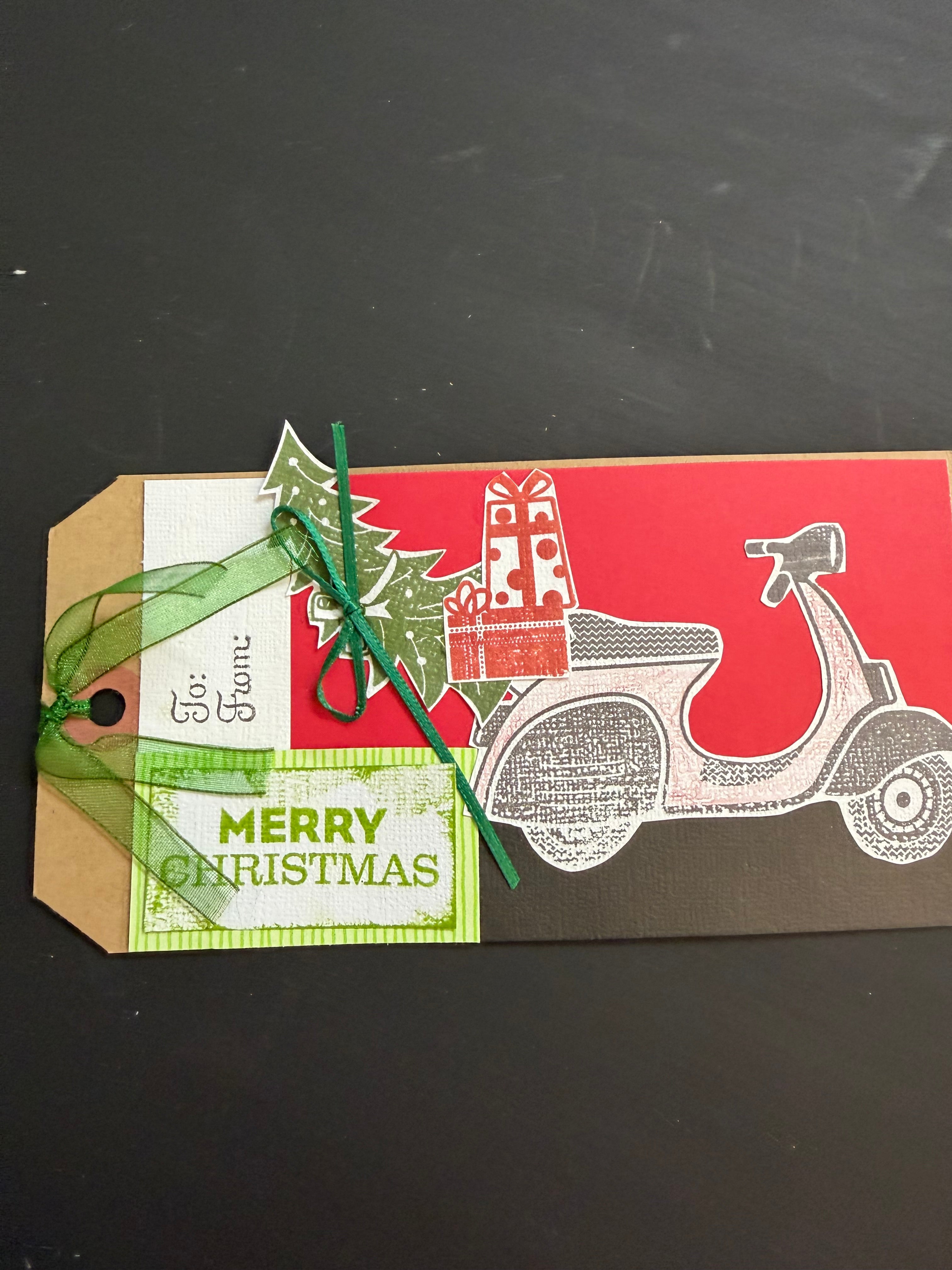 Christmas Scooter Tag