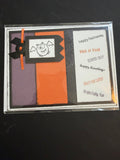 Halloween Words Greeting Card