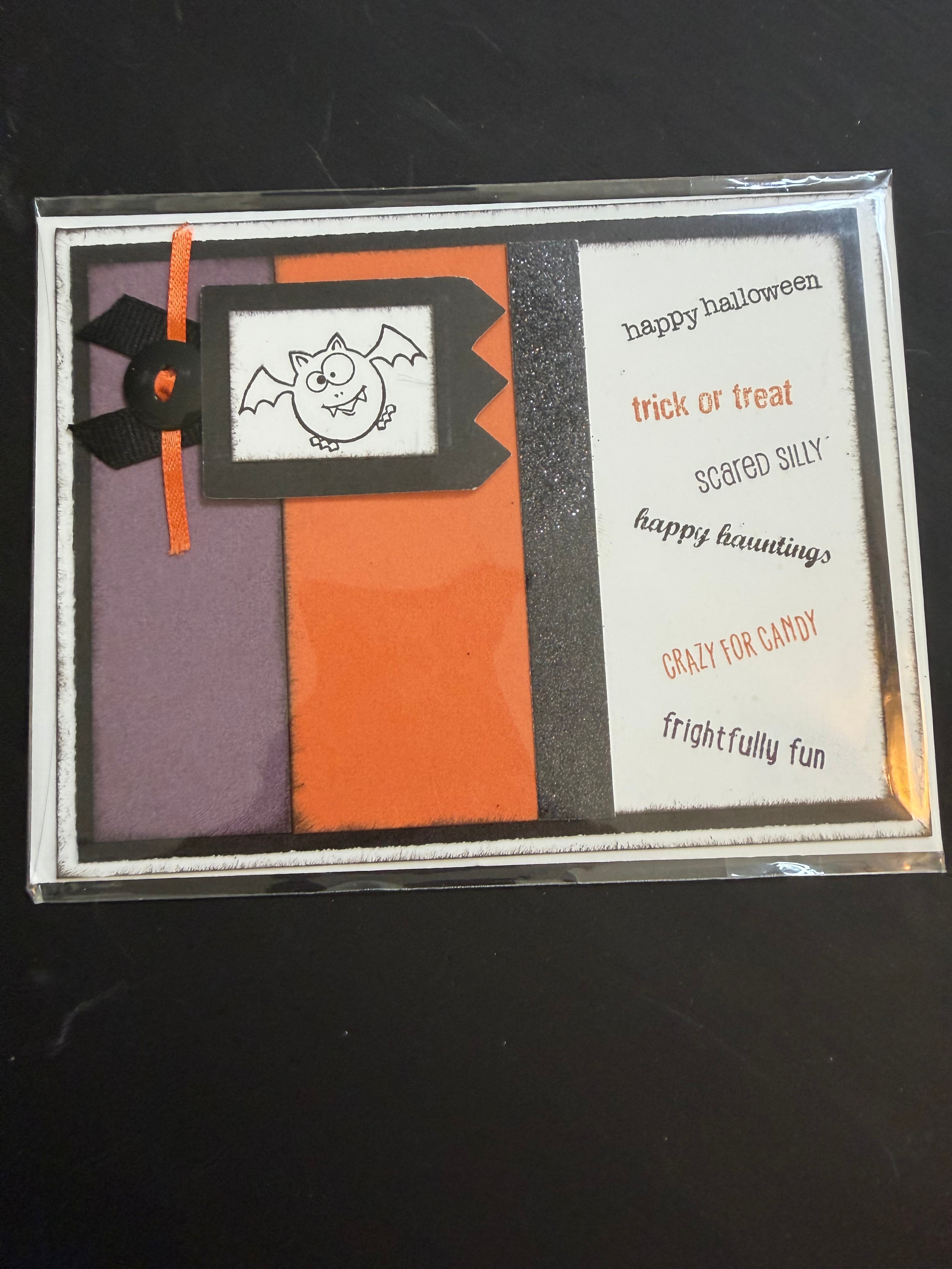 Halloween Words Greeting Card