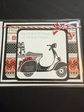 Scooter Christmas Greeting Card