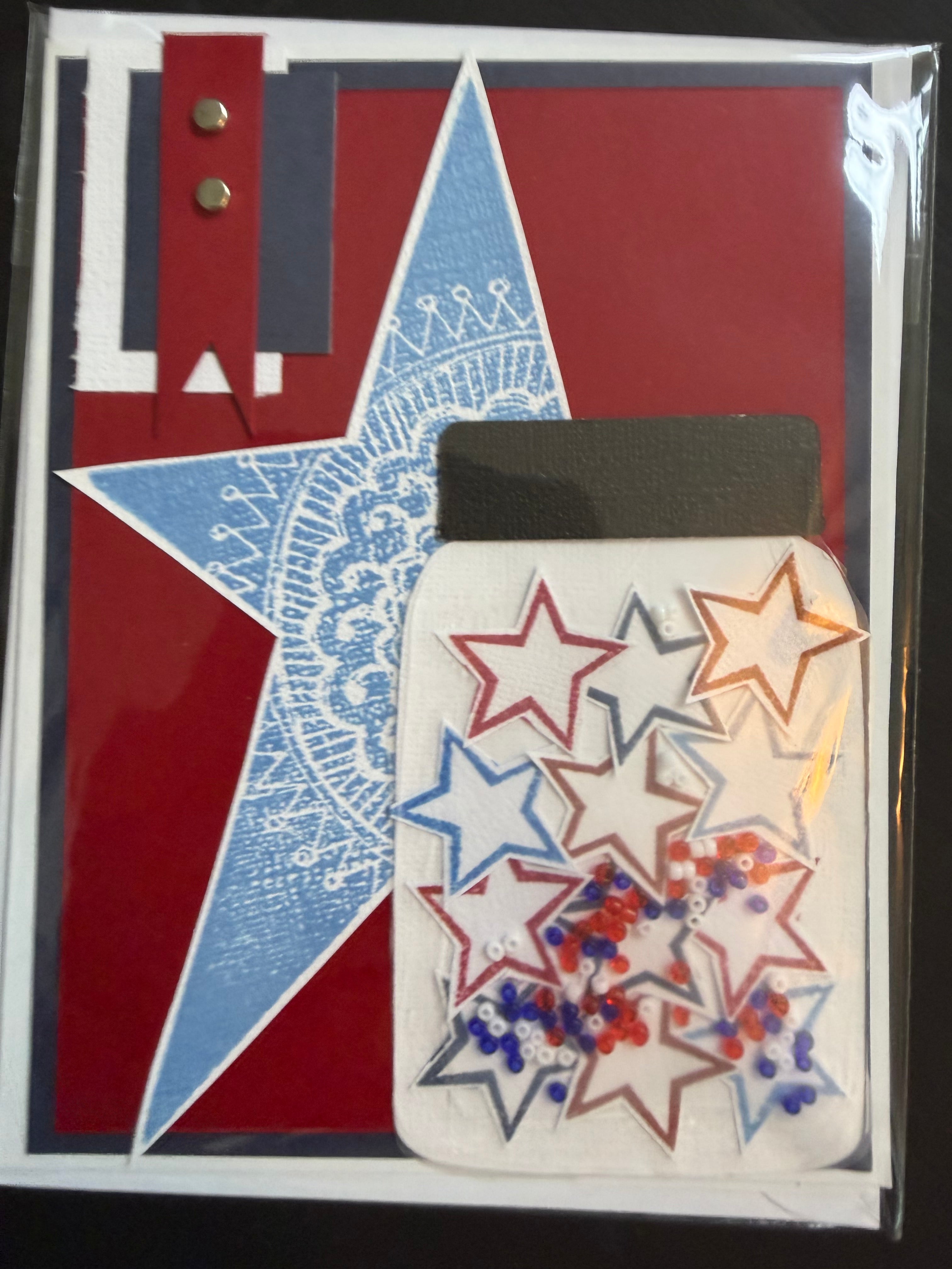 July 4th Jar Greeting Card