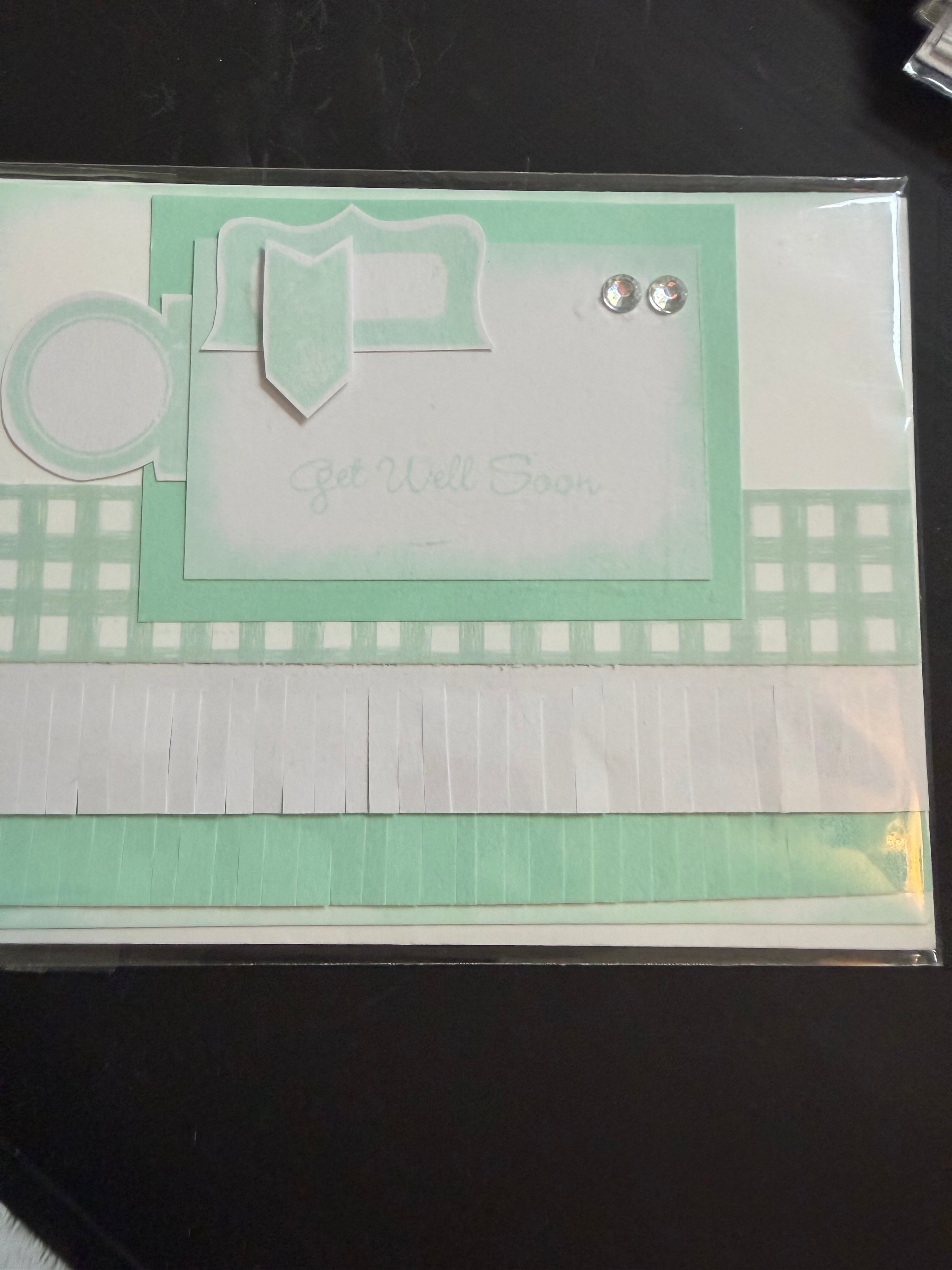 Mint Get Well Soon Greeting Card