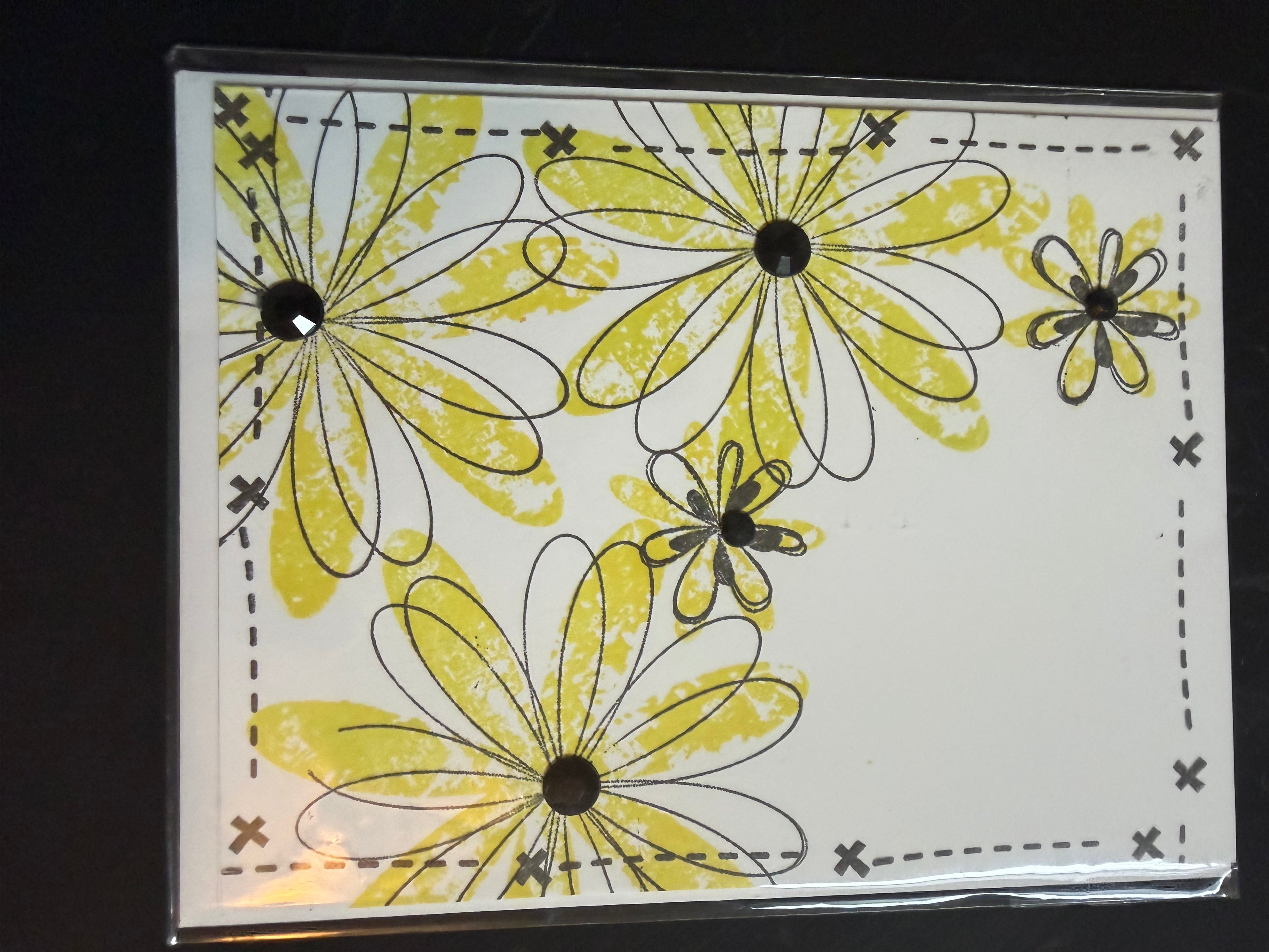 Yellow Flower Greeting Card