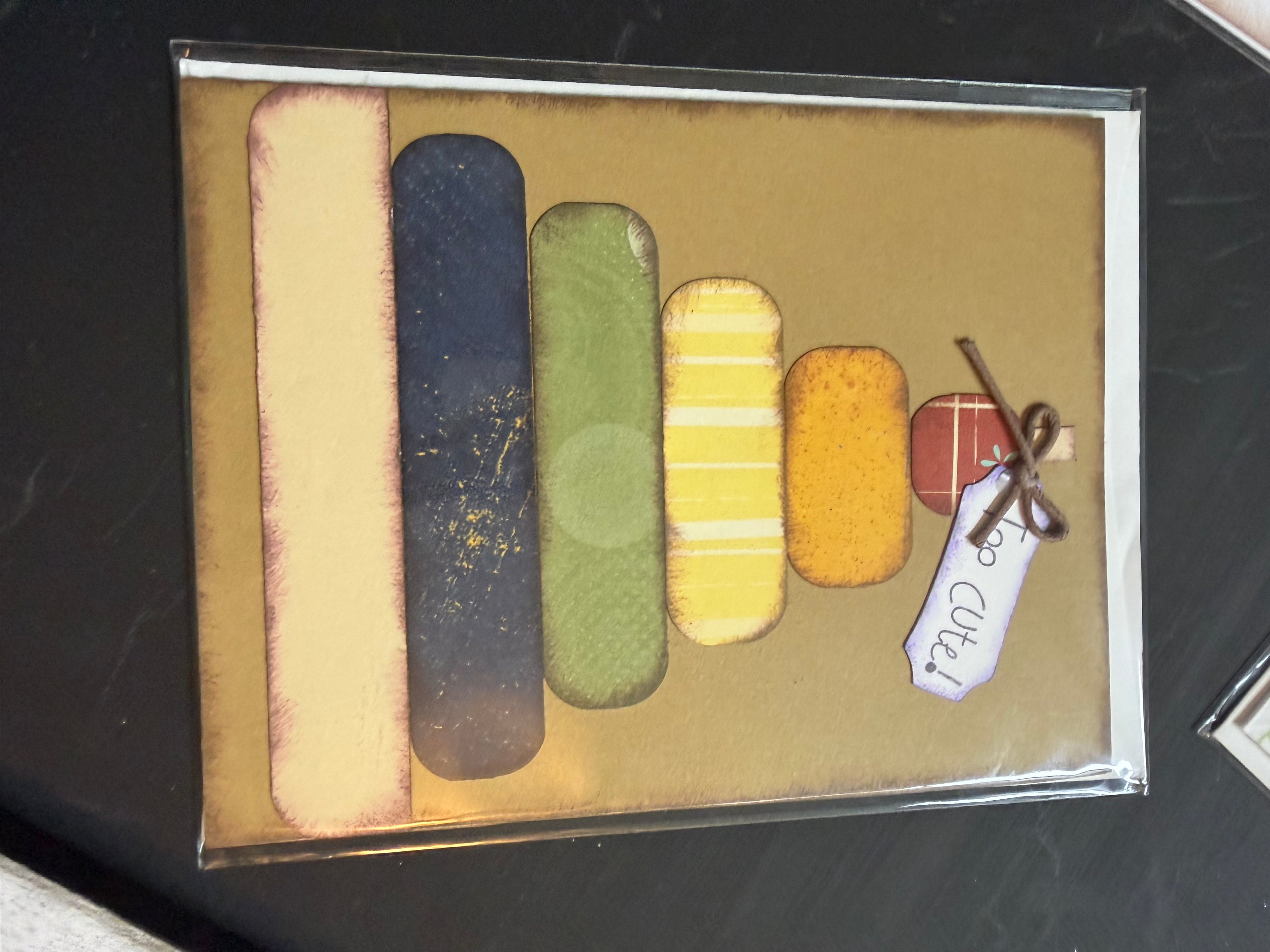 Too Cute Greeting Card