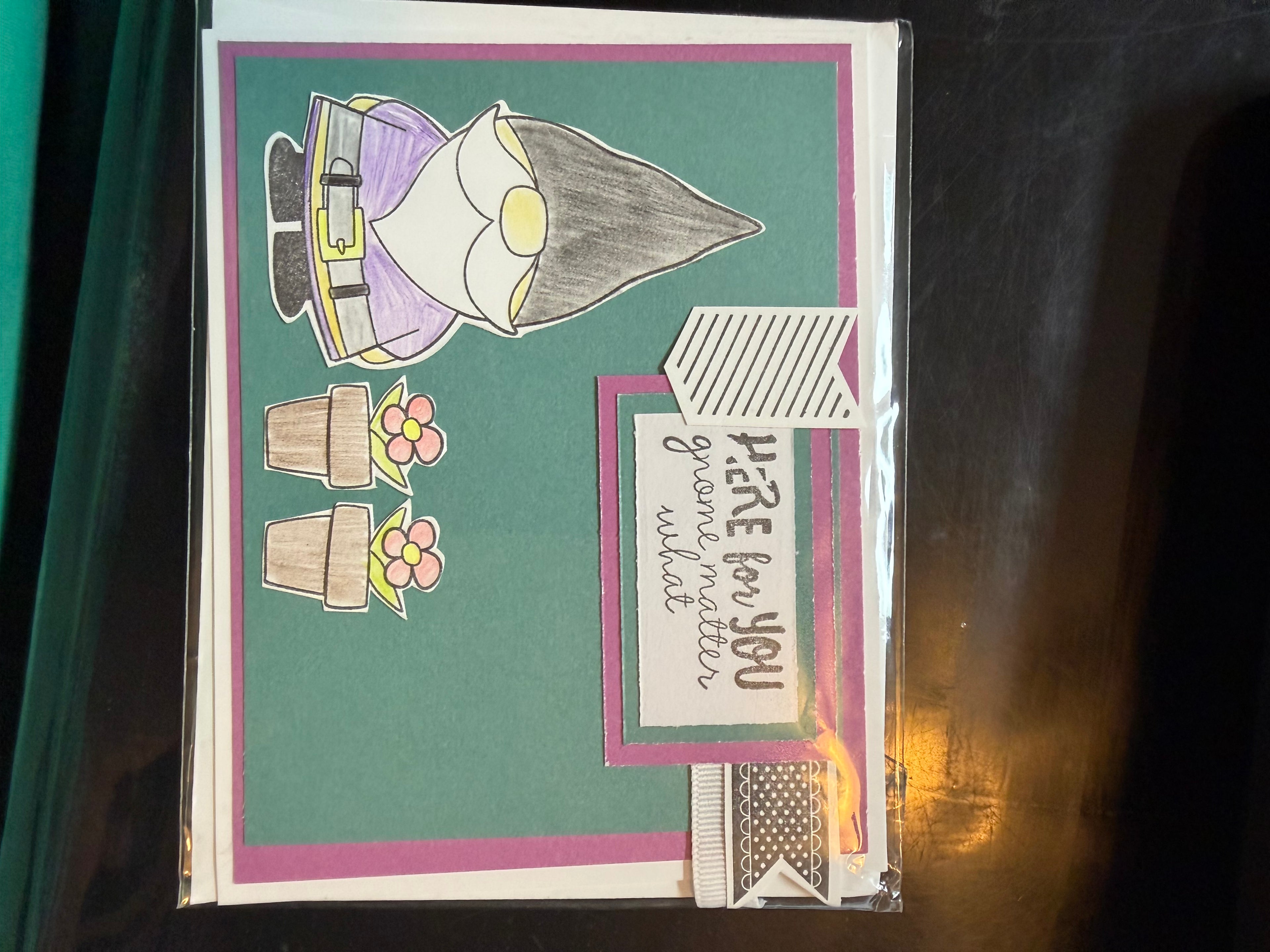 Gnome Garden Greeting Card
